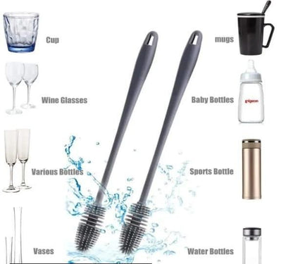 360° Silicone Cleaning Brush – Perfect for Bottles, Cups & Kitchen Tools