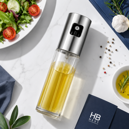 Stainless Steel Oil Spray Bottle