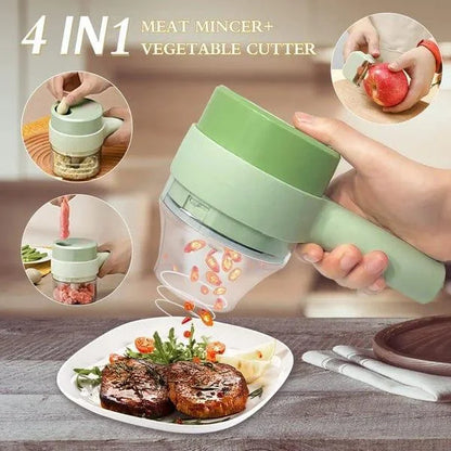 4-in-1 KitchenPro  Rechargeable Electric Chopper
