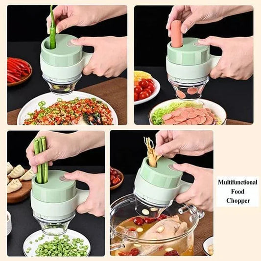 4-in-1 KitchenPro  Rechargeable Electric Chopper