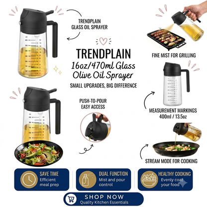 2-in-1 Oil Spray Bottle