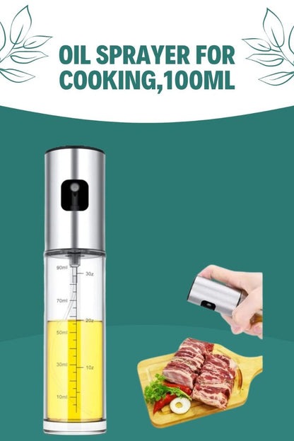Stainless Steel Oil Spray Bottle