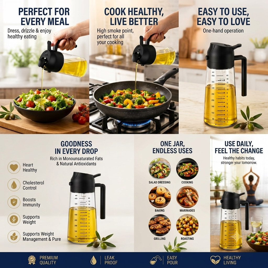 2-in-1 Oil Spray Bottle