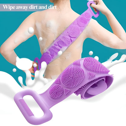 2 in 1 Bath & Body Cleaning Bundle–Silicone Scrubber Set