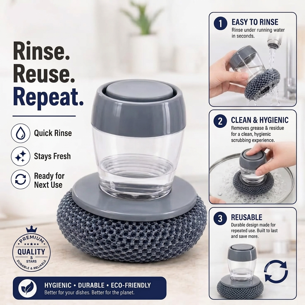 Soap Dispenser Cleaning Brush