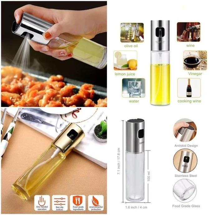 Stainless Steel Oil Spray Bottle