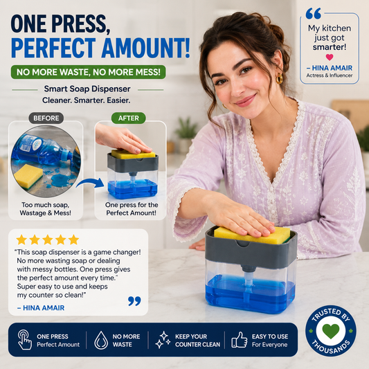 2-in-1 Smart Soap Dispenser