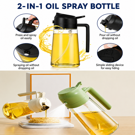 2-in-1 Oil Spray Bottle