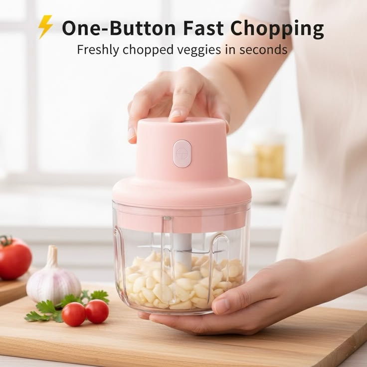 QuickChop Mini Electric USB Rechargeable  Chopper