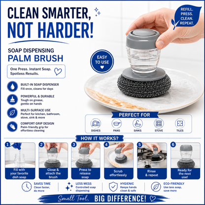 Soap Dispenser Cleaning Brush