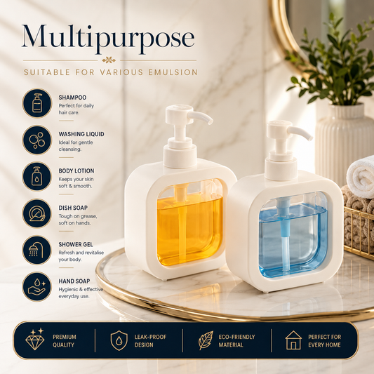 Premium 300ml Multi-Purpose Liquid Dispenser – Easy Press Pump