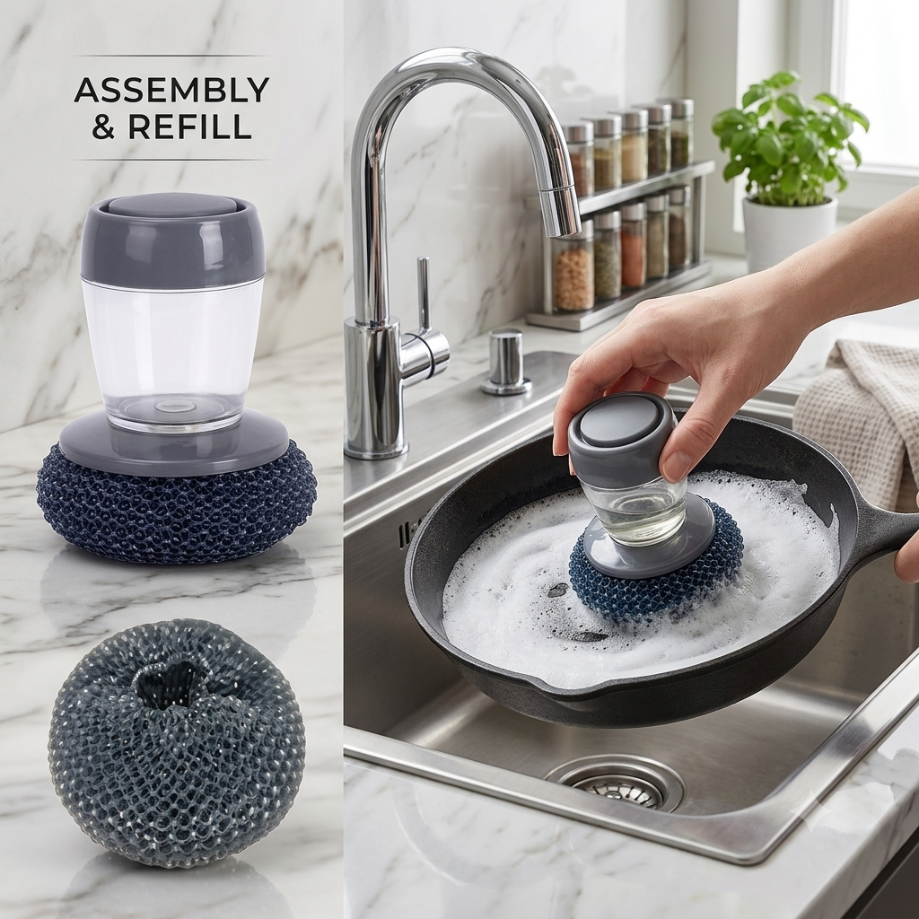 Soap Dispenser Cleaning Brush