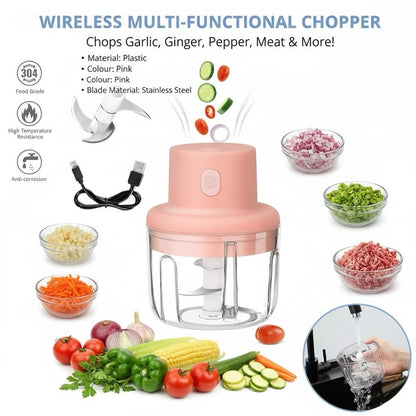 QuickChop Mini Electric USB Rechargeable  Chopper
