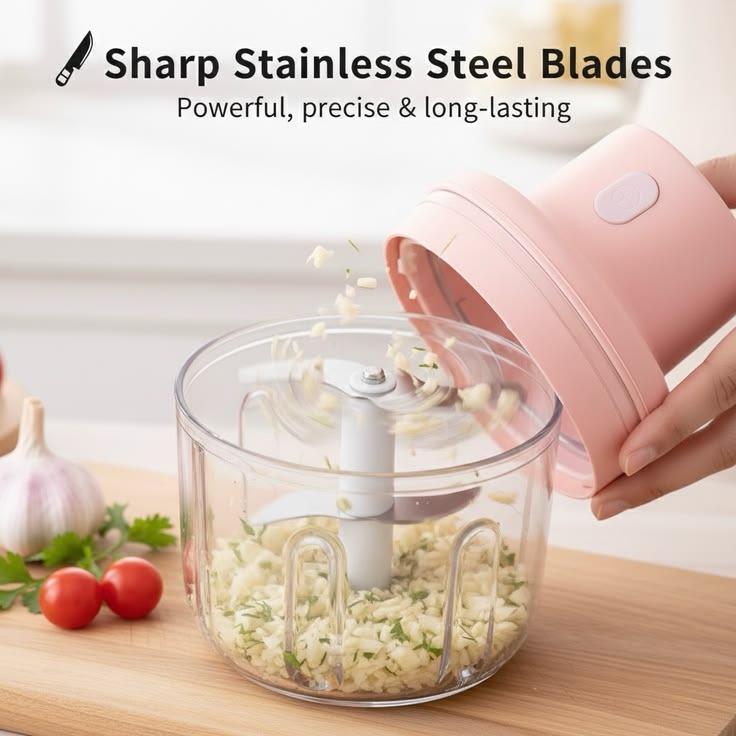 QuickChop Mini Electric USB Rechargeable  Chopper