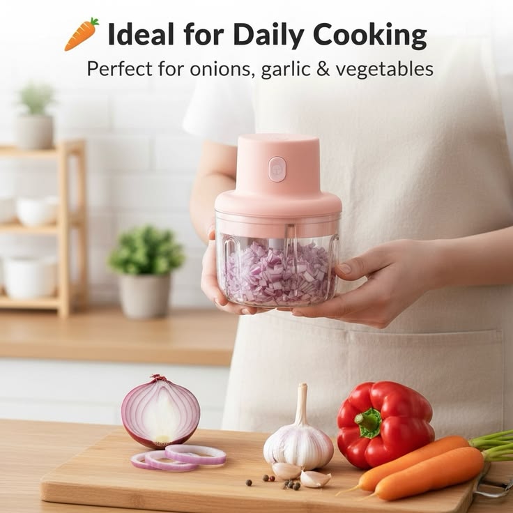 QuickChop Mini Electric USB Rechargeable  Chopper