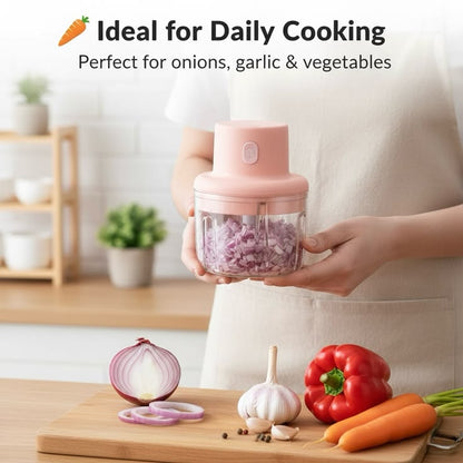 QuickChop Mini Electric USB Rechargeable  Chopper