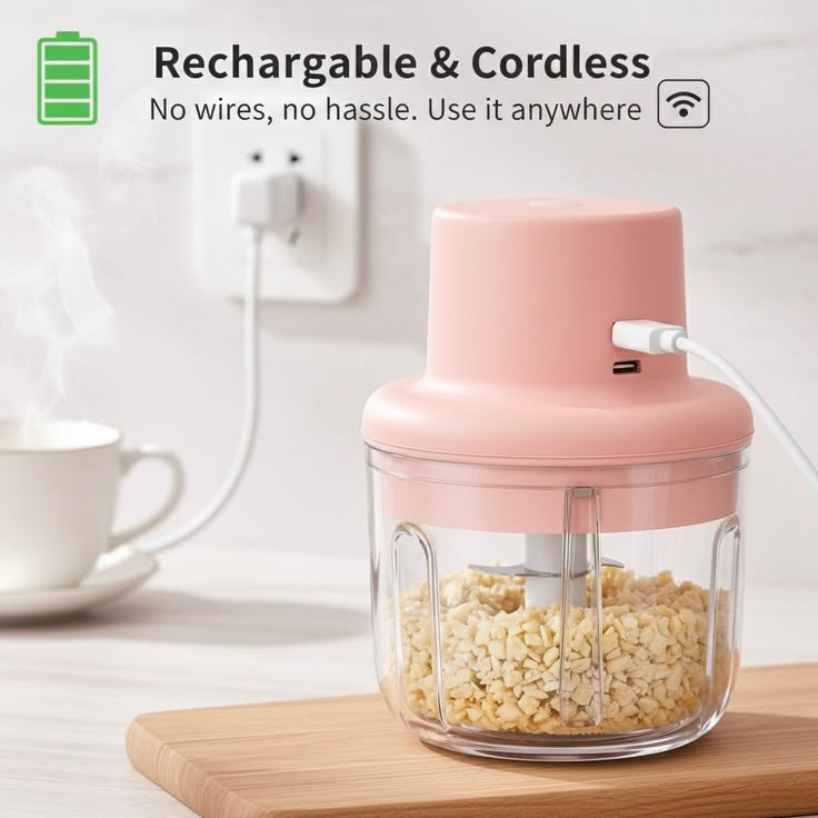 QuickChop Mini Electric USB Rechargeable  Chopper