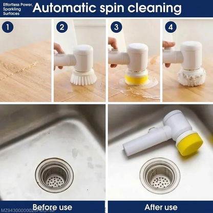 Handheld Electric Spin Scrubber