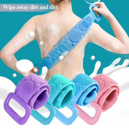 2 in 1 Bath & Body Cleaning Bundle–Silicone Scrubber Set